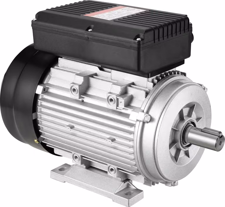 SucceBuy Motore elettrico da 2,2 kW con 2800 giri/min, corrente alternata 220-240 V, 13,8 A, 90 l, telaio B3, motore per compressore d'aria monofase, albero scanalato da 24 mm