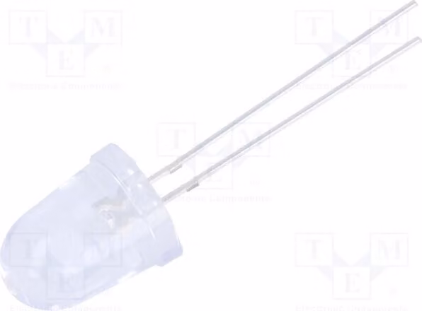 2 LED, 10 mm, arancioni, 30000-35000 mcd, angolo di emissione 8°, serie: Bullet OSO5JAA201A, diodi LED a montaggio superficiale (SMD), 10 mm