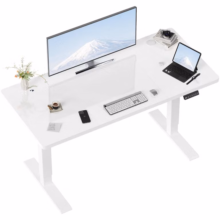 Scrivania regolabile elettricamente - Piano di lavoro 110x60 cm - Ideale per l'ufficio domestico e professionale