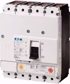 Interruttore automatico Eaton, 4 poli, 100 A 265807