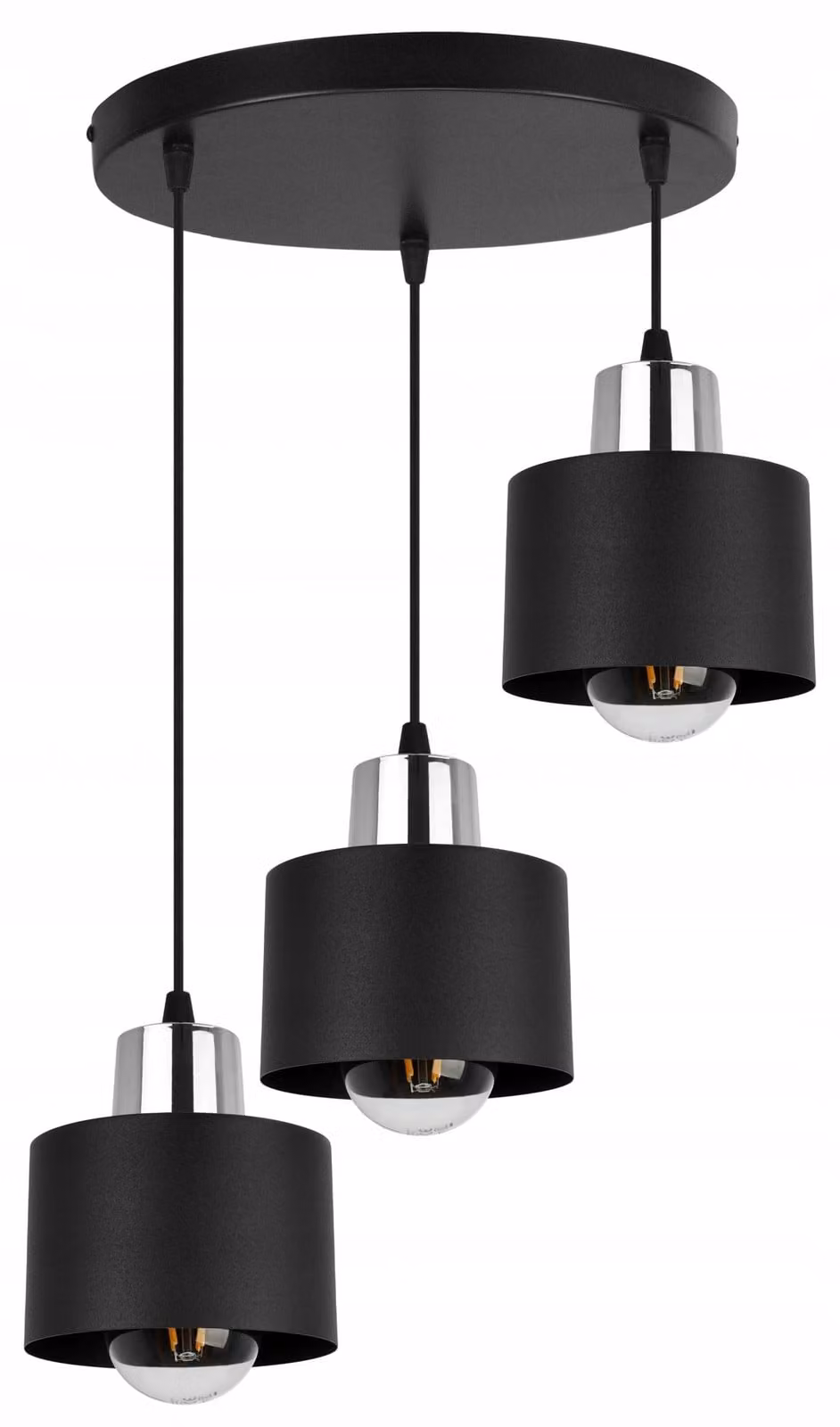 Moderna Lampada A Sospensione Lampada A Led Nera
