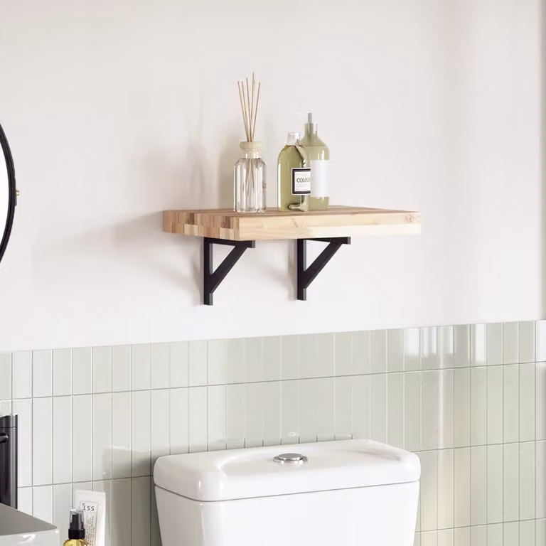 vidaXL Piano per Tavolo Rettangolare in Legno di Acacia Marrone L: 60 cm, P: 30 cm, H: 4 cm