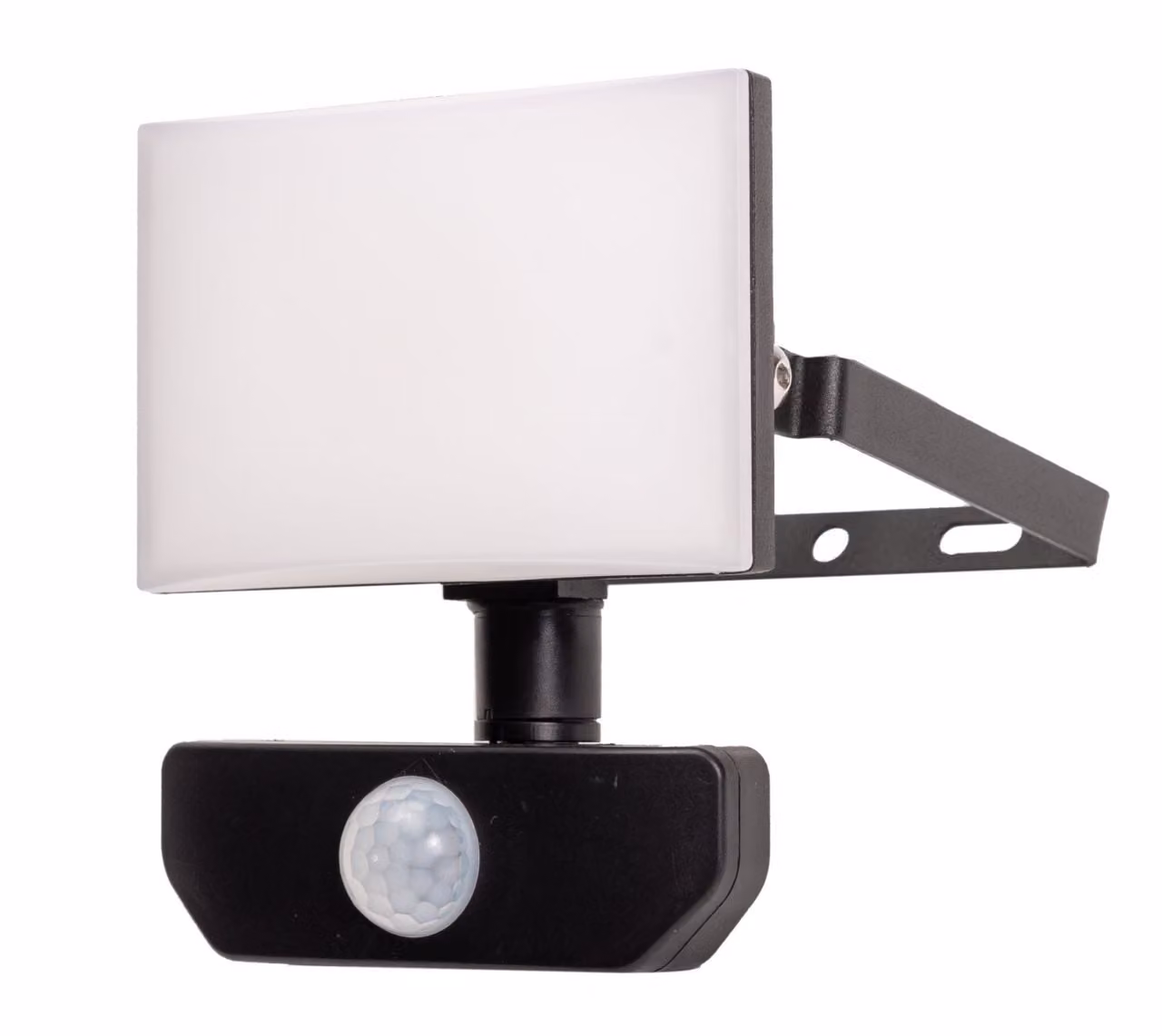 EMOS - Faretto LED Tambo con rilevatore di movimento - proiettore sottile in alluminio - impermeabile - bianco neutro - 1000 lm - 10 W - per esterni - nero, ZS2912