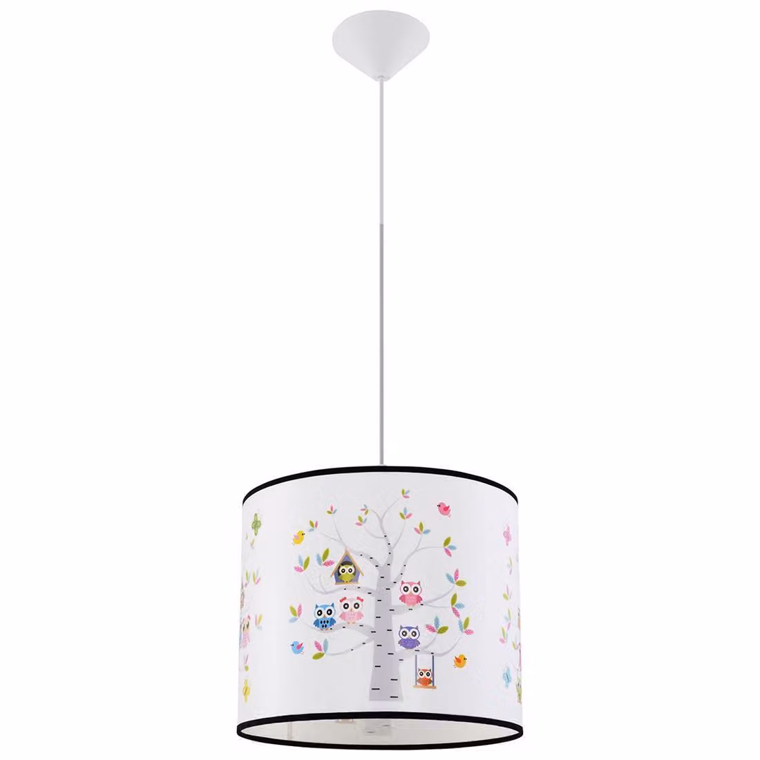 Lampada a sospensione OWLS 40 1xE27 15W PVC 82x40x40cm Sollux Lighting