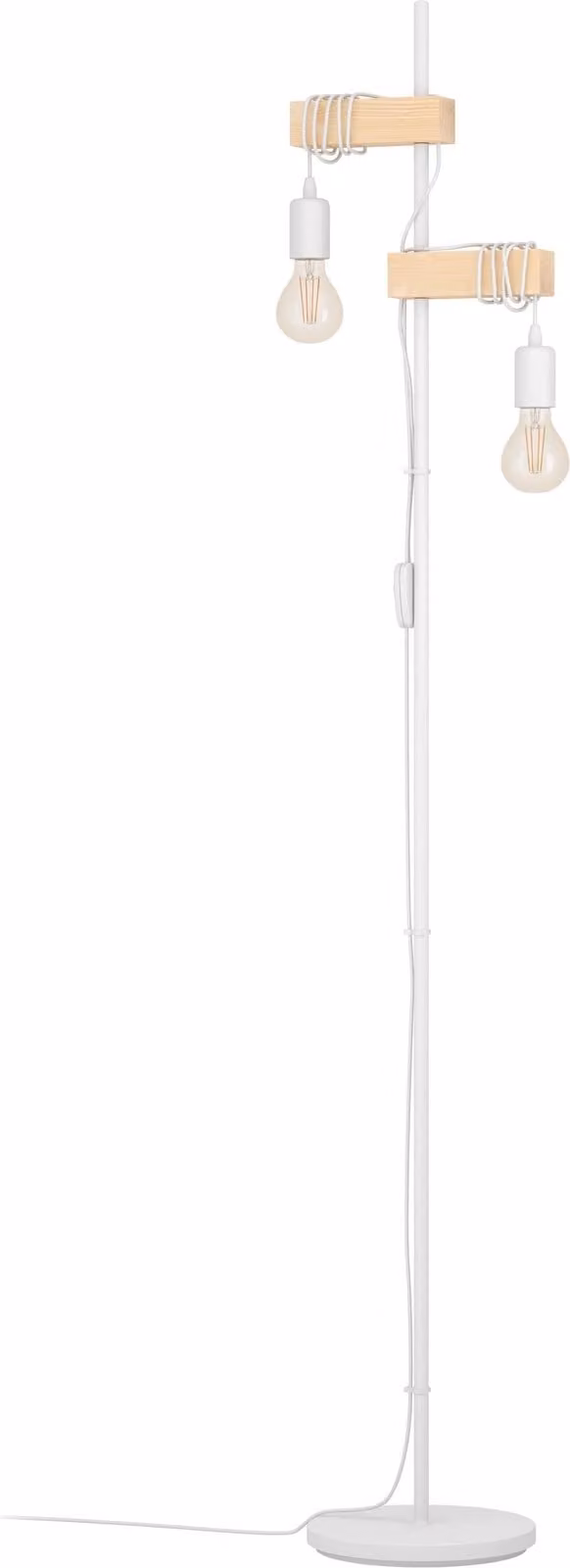 TOWNSHEND lampada da terra lampada da terra - L20,5 x L25 x H166,5 cm - bianco - 2X10W escl. - IP20