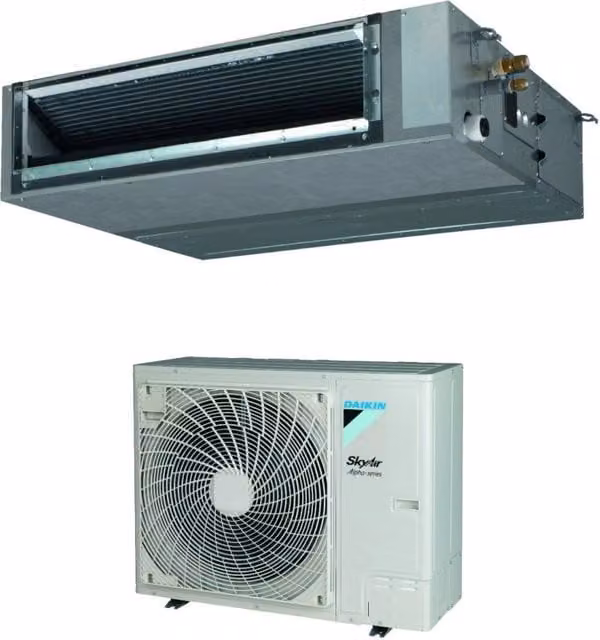 Climatizzatore Canalizzato Daikin Bluevolution FBA125A + RZAG125NV1 Monofase R-32 Classe A++/A+ Colore Bianco con Wi-Fi Opzionale – 1