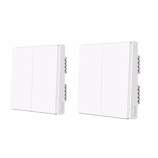 Interruttore intelligente, connessione Zigbee, telecomando, D1 No Neutro 2KX2