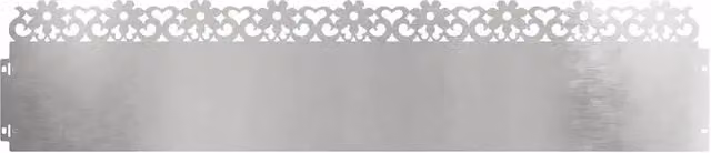 Bordure per prato 20 pz Argento 103 x 0,05 x 22 cm CFW3215308
