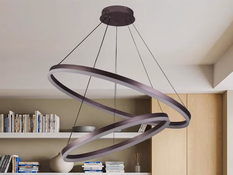 Lampada a sospensione LED con telecomando, 100W - J4311/BR