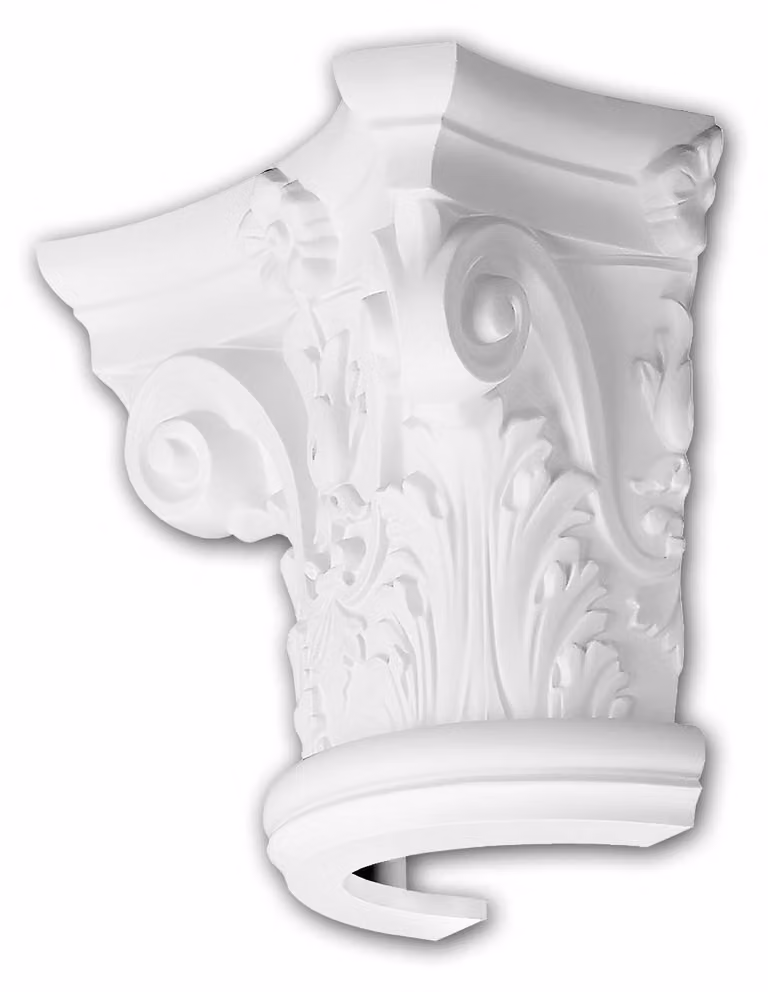 Testa a mezza colonna Profhome 115001 Stile corinzio