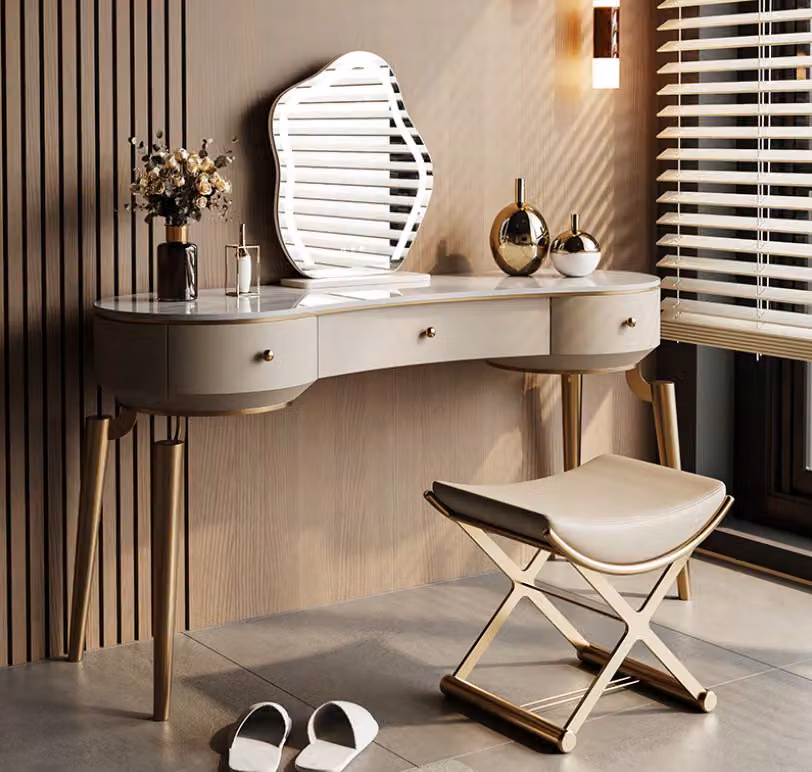 Schlafzimmer Möbel Designer Schminktisch Holzgestell Kosmetiktisch