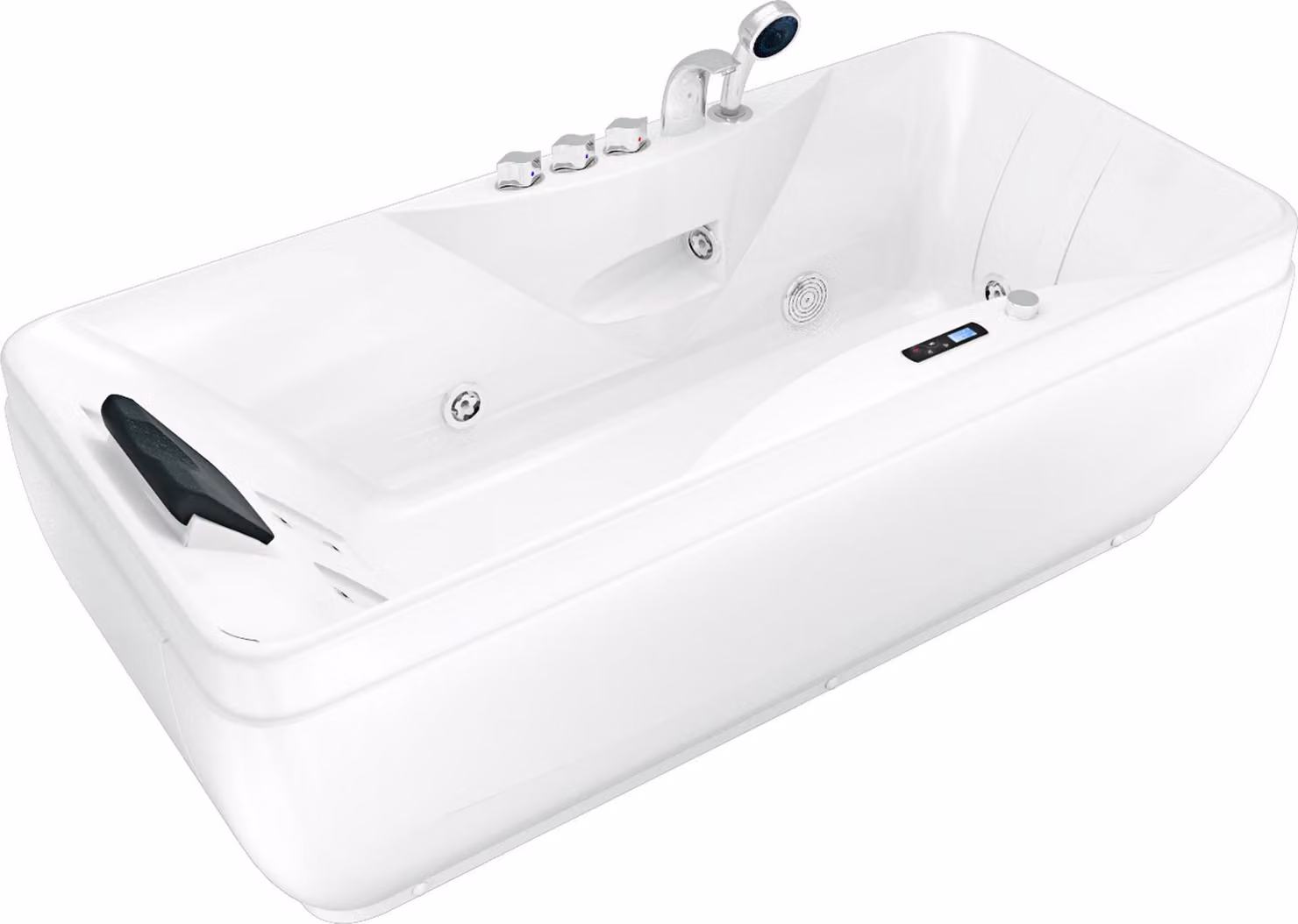 Vasca idromassaggio W49-PL 170x80cm con cromoterapia