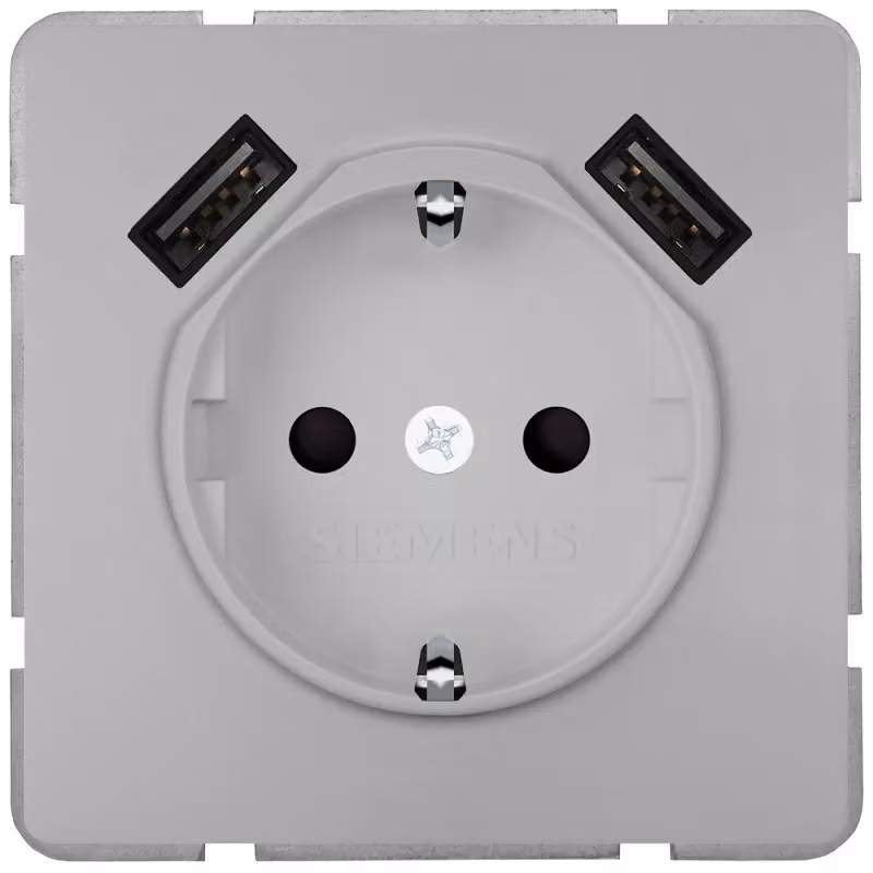 SIEMENS SCHUKO con 2 porte USB
