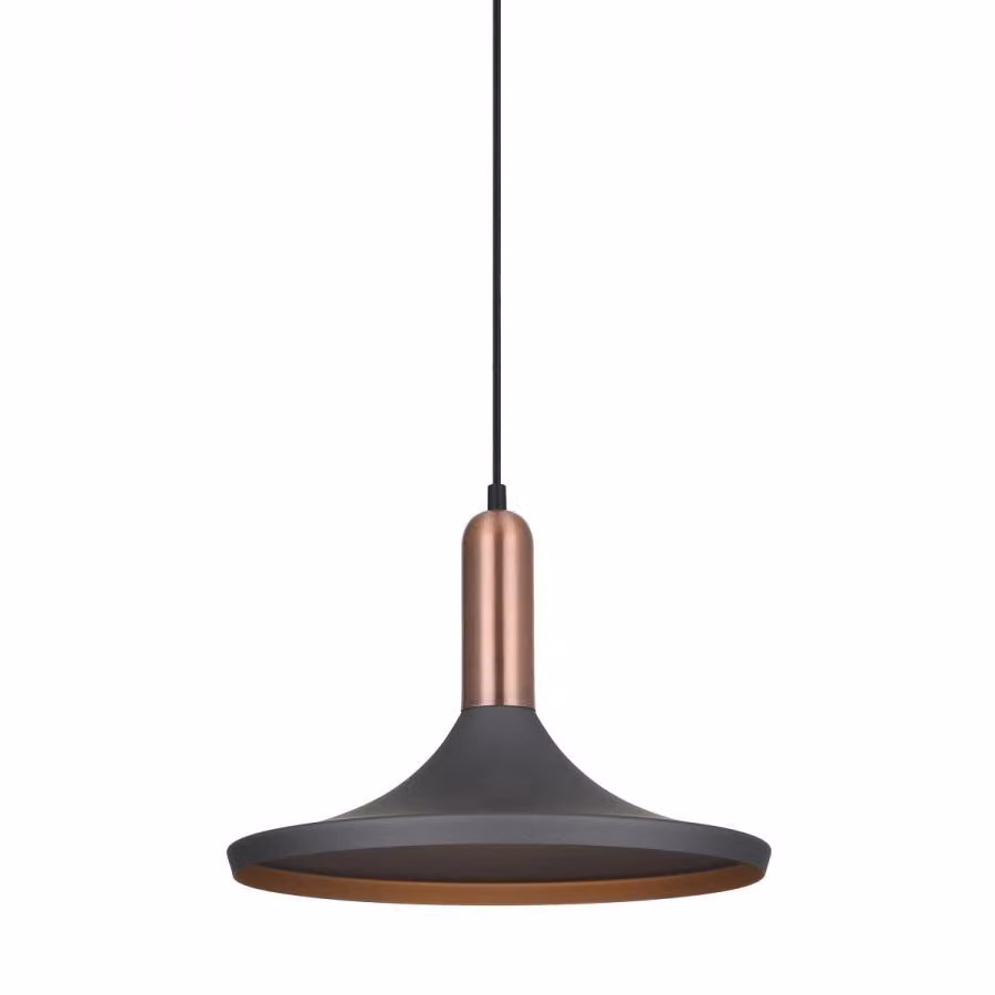 Italux Lusty lampada a sospensione moderna in nero MDM-3027/1 GR+RC