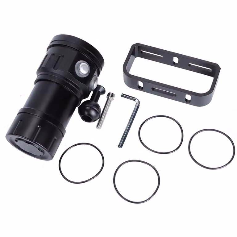 Torcia IPX8 18000lm 500M Lampada impermeabile Luce subacquea Campo esterno