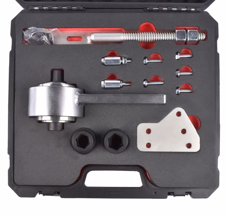 Estrattore per pulegge dell'albero motore - Set di utensili - Amplificatore di coppia 5:1 - Ford 1.0/1.1/1.5 EcoBoost/Duratec - Ford 2.0 Duratorq/EcoBlue - OEM 303-1611