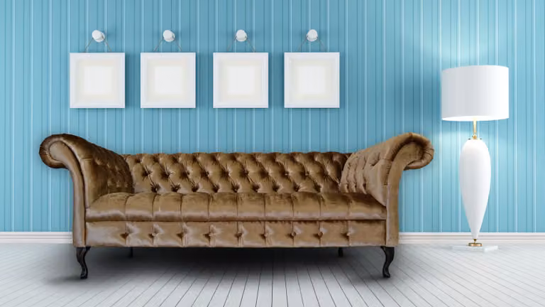 Chesterfield Sofa Polster Designer Couchen Sofas Garnitur Textil Stoff Textil 2