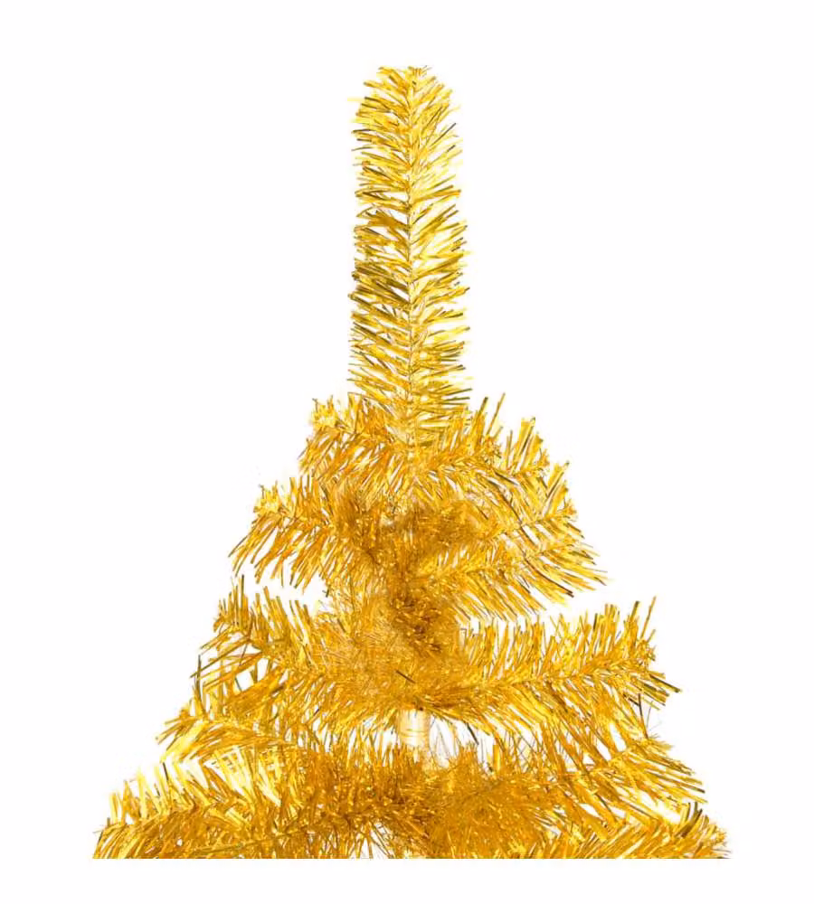 Albero di Natale Artificiale con Supporto Oro 180 cm PET