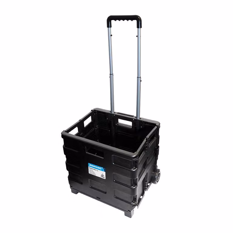 Carrello portacasse pieghevole Silverline da 25 kg