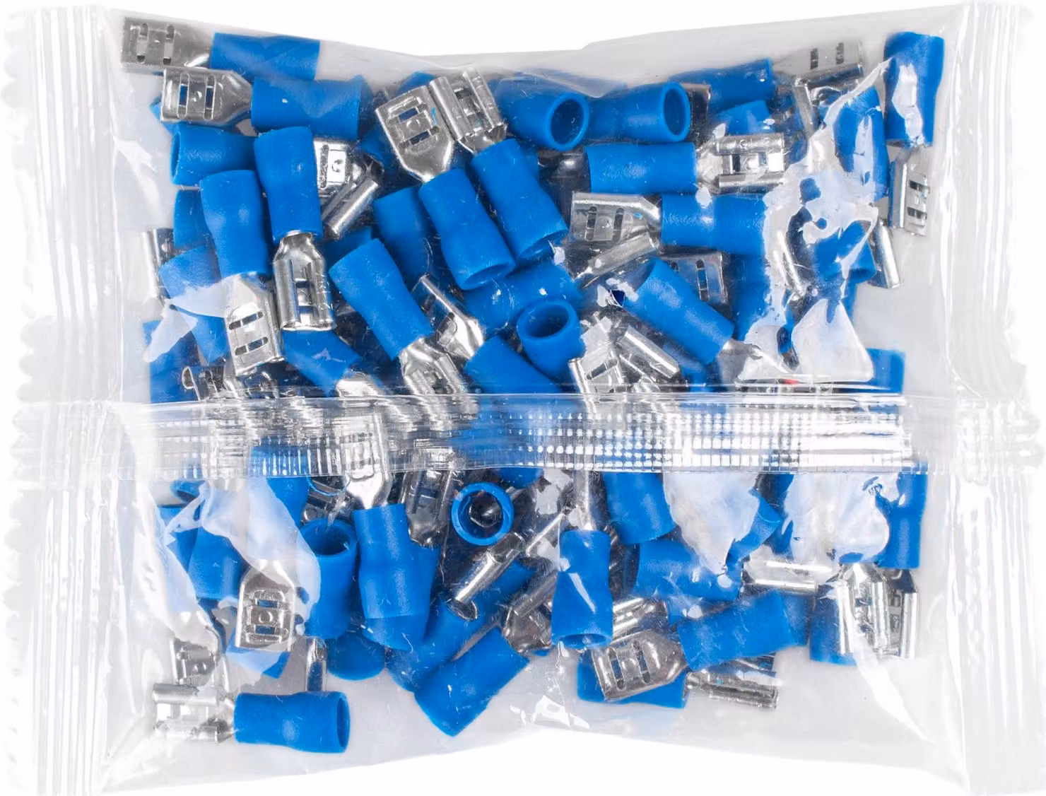 Vayox Set 100 pz. Presa piatta isolata femmina 1,5-2,5mm2 4,8mm Blu