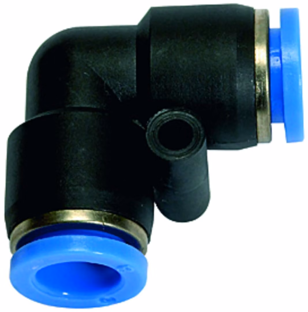 Raccordo a L Riegler serie blu per tubo esterno Ø 8 mm - 109816