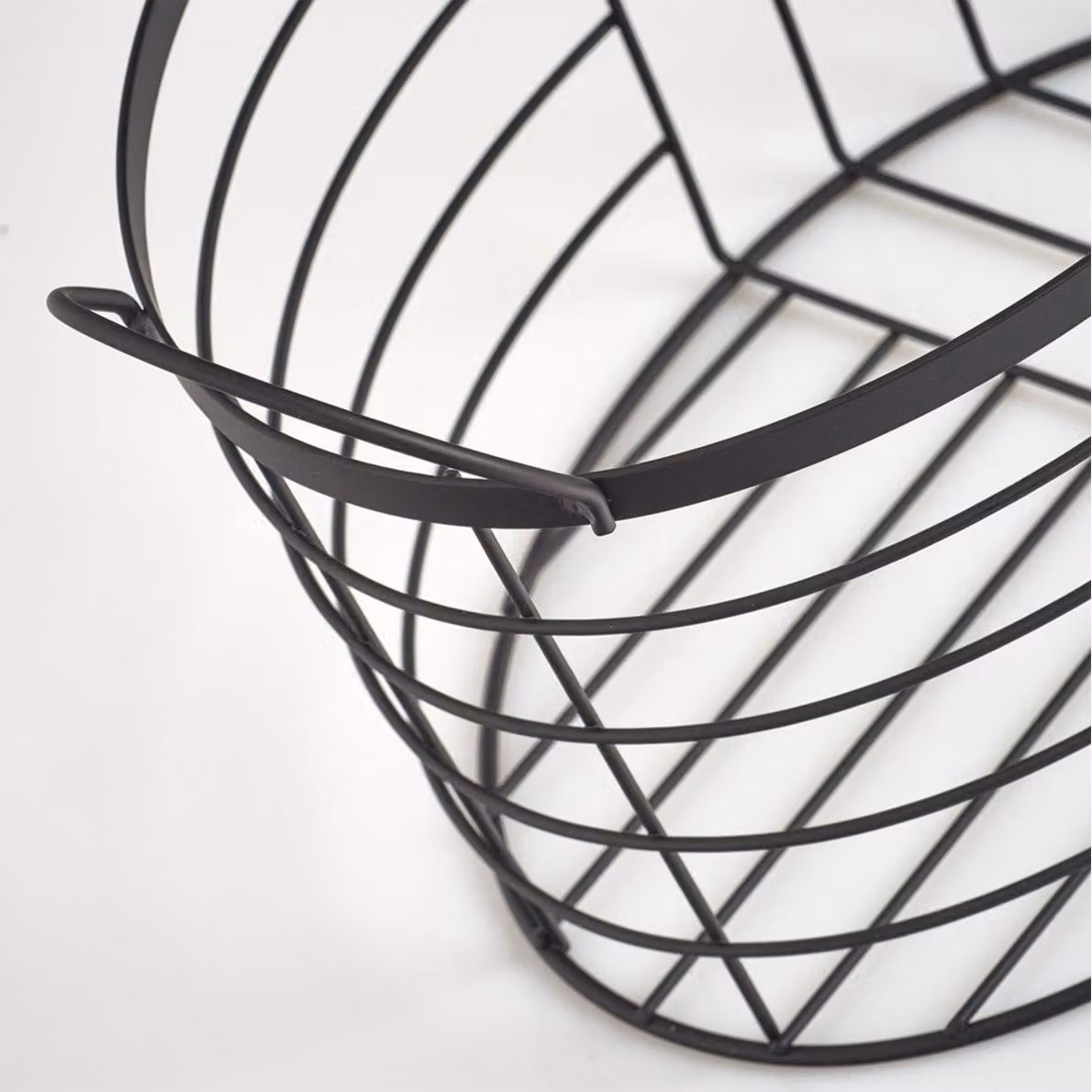 Cestino in metallo, nero, 35 x 23,5 x 23 cm, ZELLER