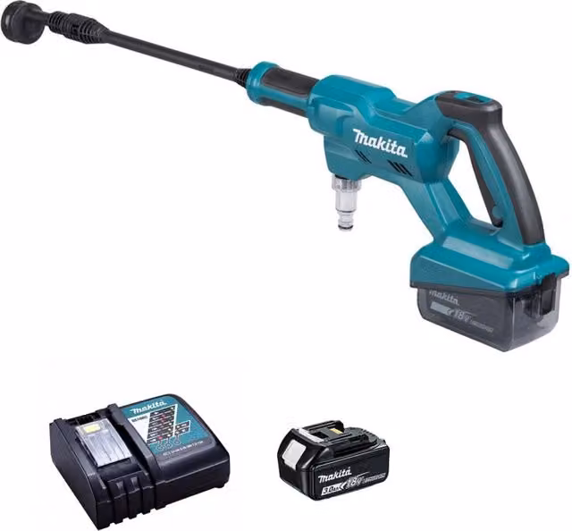 Idropulitrice Makita LXT DHW180RF1-SK con batteria ricaricabile da 3,0 Ah e caricabatterie rapido DC18RC
