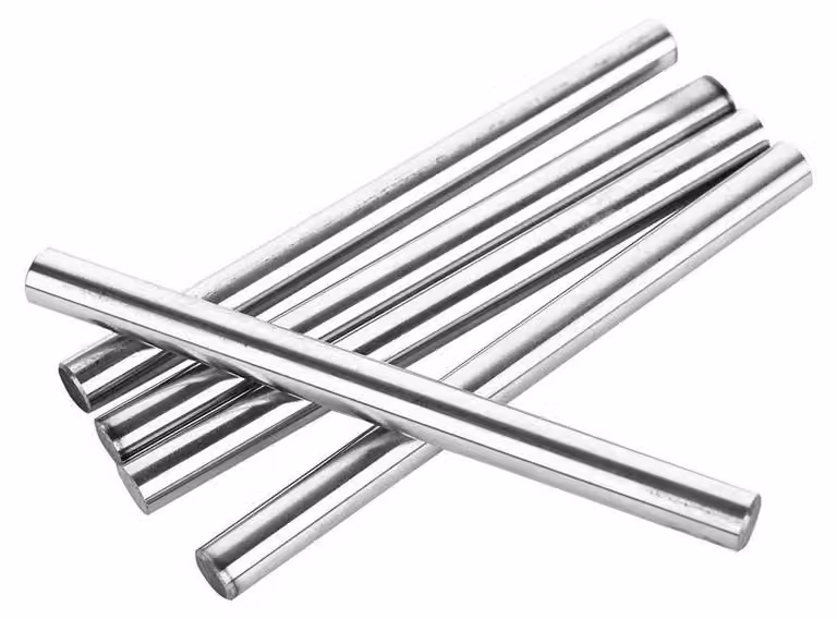5 cilindri in acciaio, diametro 8 mm, lunghezza 100 mm, per guida lineare