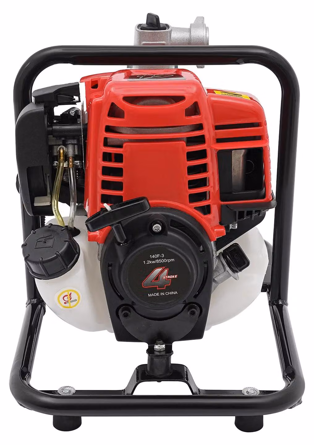 Pompa per acqua a benzina con motore a 4 tempi - 1,2 kW - 38 cm³ - 135 litri/minuto - altezza di sollevamento di 30 metri - serbatoio da 900 ml - colore rosa