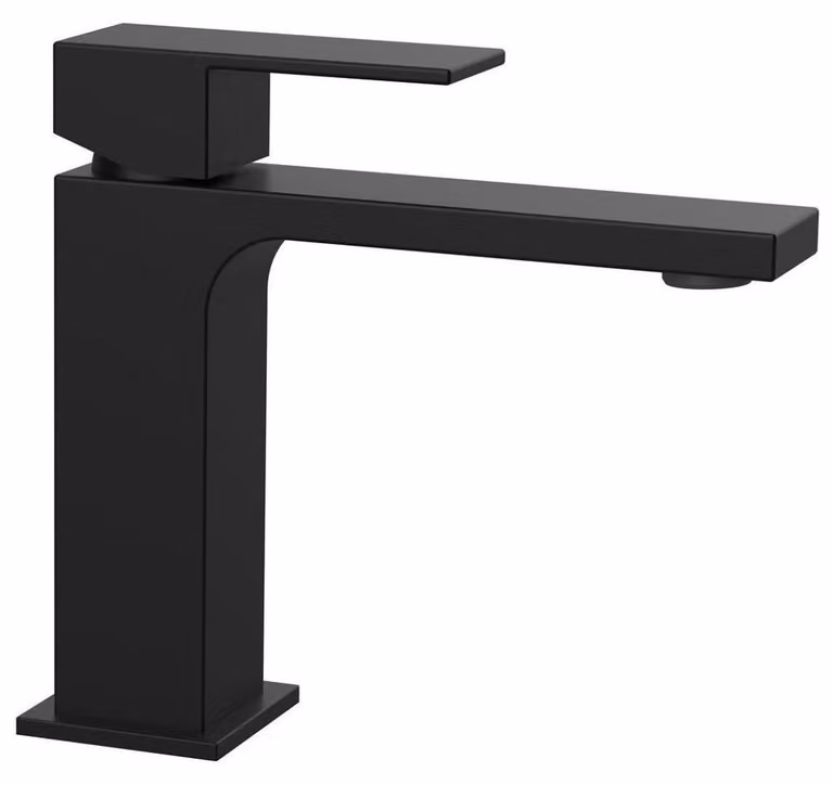Miscelatore per lavabo CUBEMIX, nero opaco