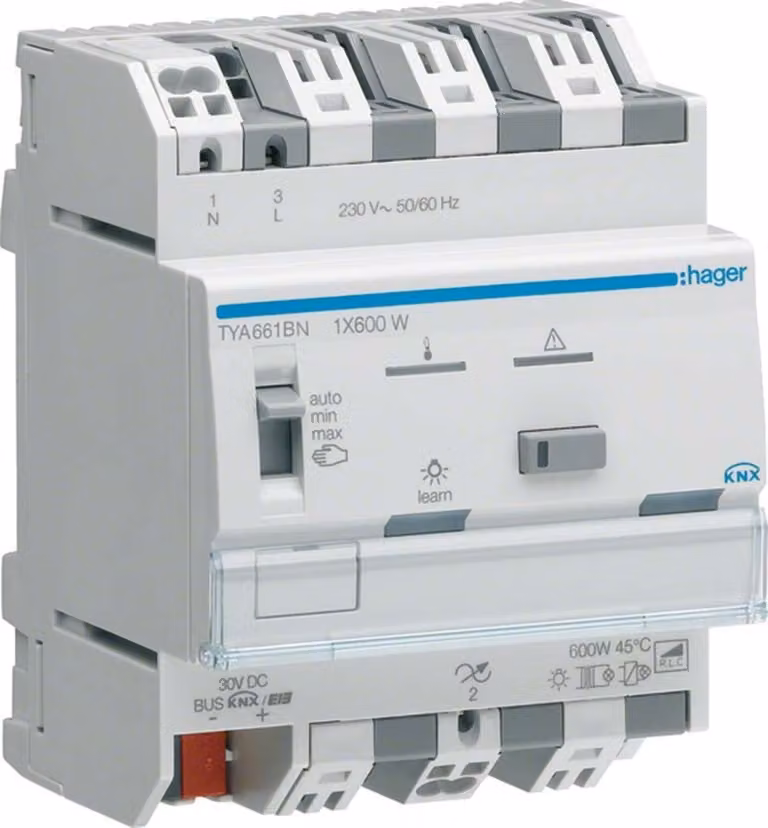 Hager Attuatore dimmer universale TYA661BN