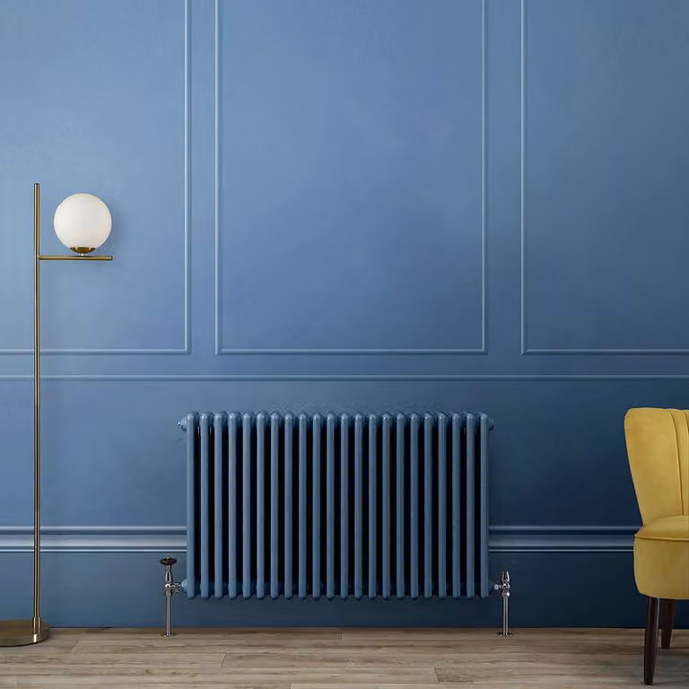 Radiatore Orizzontale a Colonne (3 Colonne) 600mm x 1010mm - Blu (Deep Sea Blu) - Regent