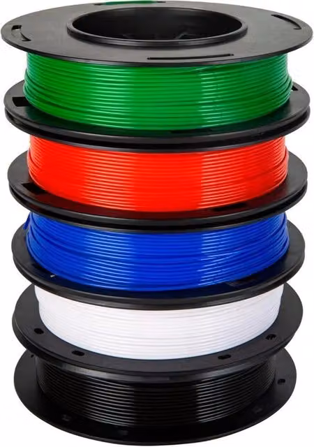 Filamento PLA multicolore per stampanti 3D FDM, peso netto 1,75 kg
