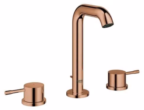 Grohe Essence, mitigeur de lavabo 3 trous, saillie 114mm, avec vidage à tirette, 20296DA1, 20296DA1