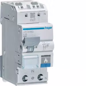 Dispositivo di protezione contro gli archi elettrici AFDD con interruttore magnetotermico 1P+N 6 kA B-6A 2M