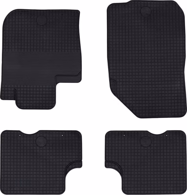 Tappetino per Auto 4 pcs Nero adatto per DACIA DUSTER 2010-2017