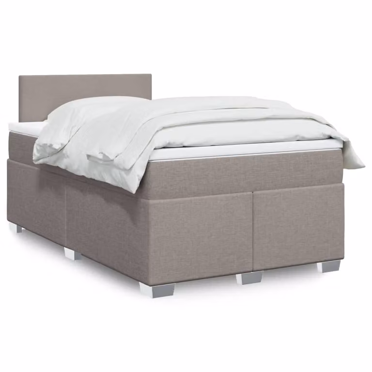 vidaXL Letto Ibrido con Materasso in Tessuto, L/P/H: 120 x 200 x 190 cm