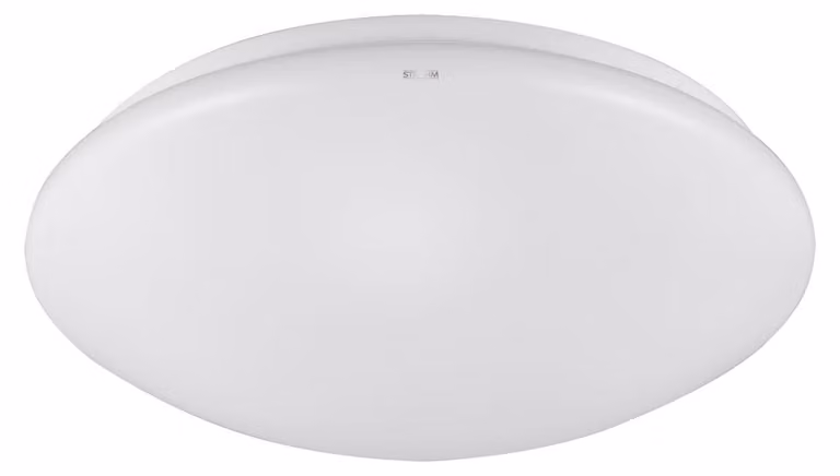 Plafoniera plafond bianca rotonda Ø33cm per soggiorno camera da letto 2xE27 13W STIG Struhm