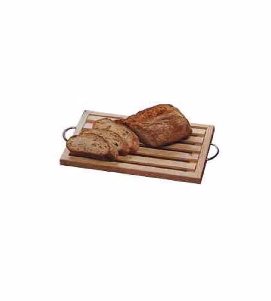 Tagliere Legno Pane Griglia               Cm 38X23