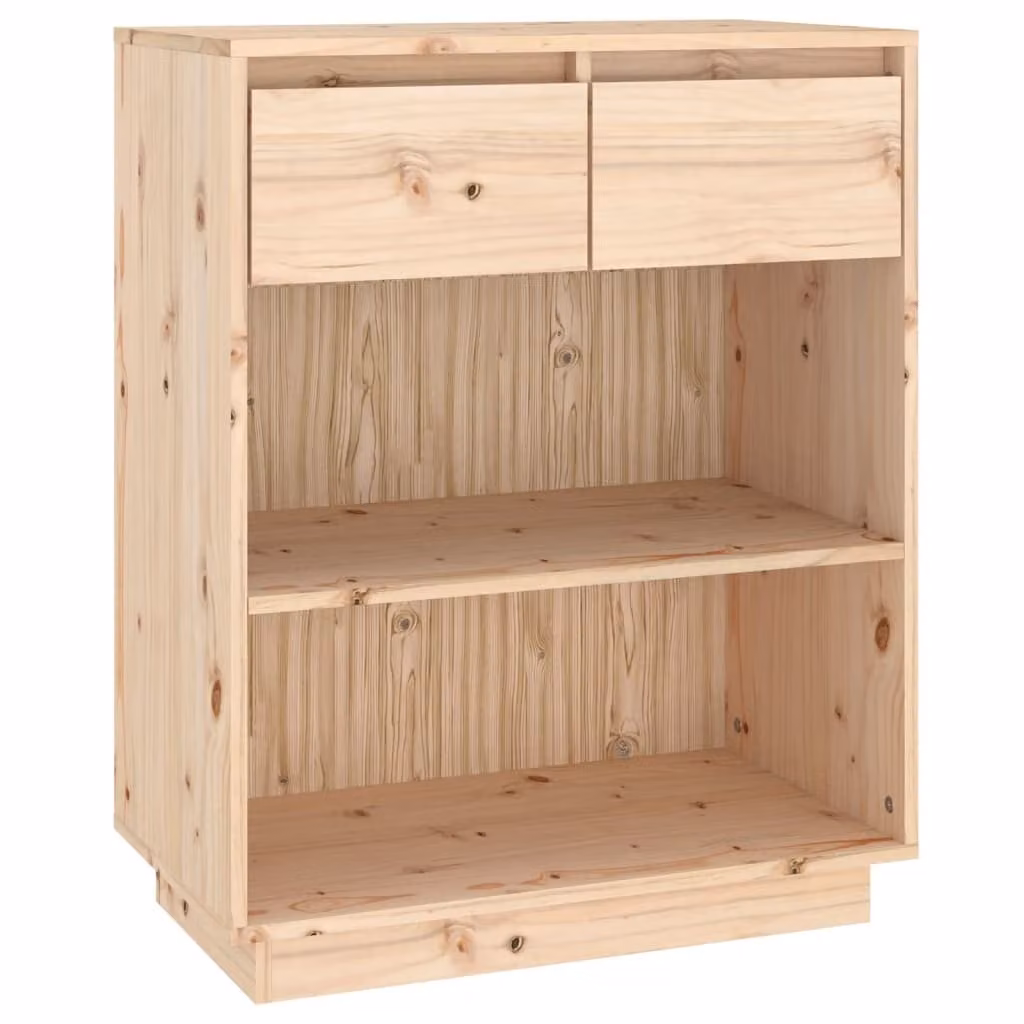 Mobile Consolle 60x34x75 cm in Legno Massello di Pino