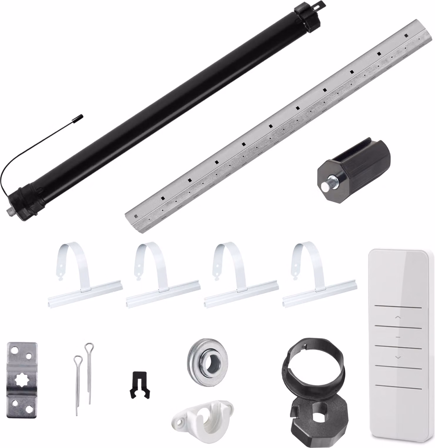 Set completo | PRE4 13/14-40 con set meccanico incluso | 13 Nm = forza di trazione fino a 36 kg | Albero ottagonale da 40 mm | Lunghezza albero 150 | Motore per tapparelle, azionamento per tapparelle