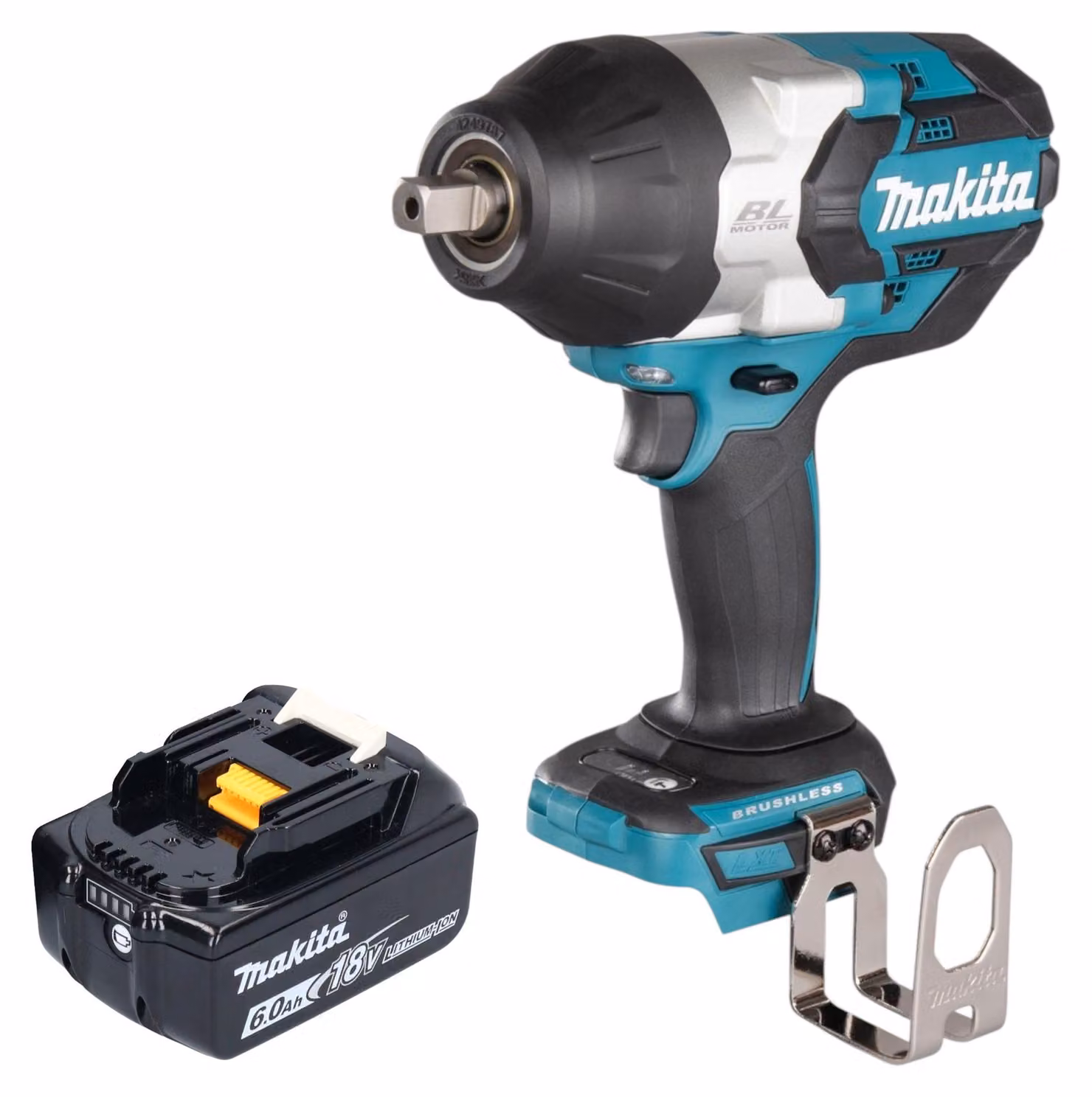 Avvitatore a impulsi a batteria Makita DTW 1004 G1 18 V 1050 Nm 1/2" senza spazzole + 1x batteria ricaricabile 6,0 Ah - senza caricabatterie