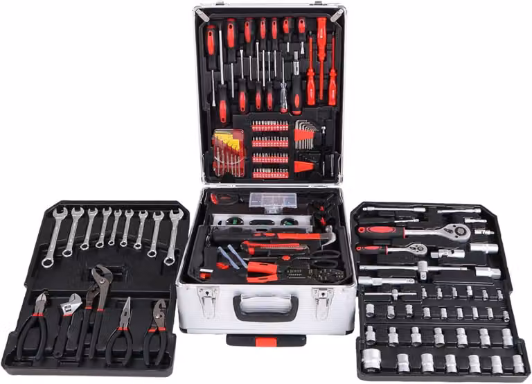 Kit di utensili - 299 pezzi - Valigetta in alluminio