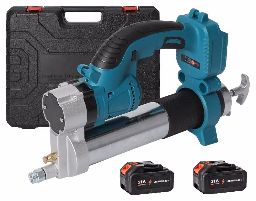 Applicatore a spatola, motore brushless, trasmissione ad alta pressione, dotato di 2 batterie