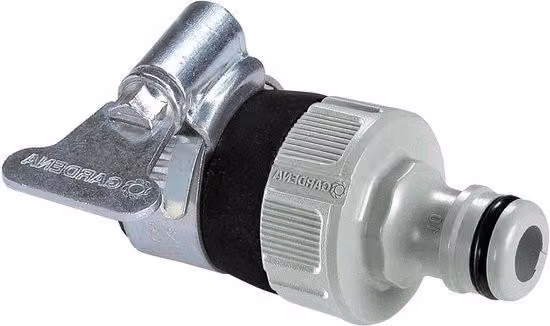 Adattatore universale per rubinetti esterni - Installazione senza filettatura - Tipo 14-17 mm - Resistente alla corrosione - Modello 2908-20