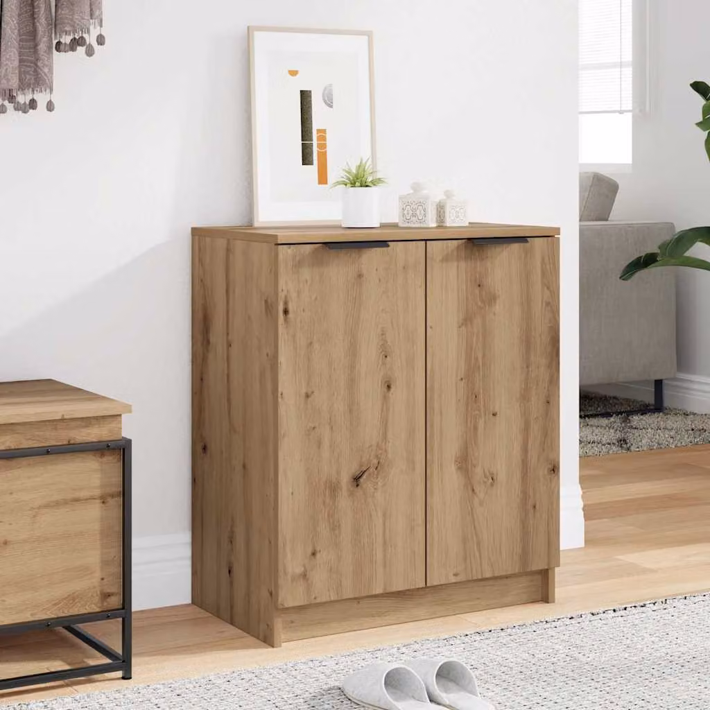 Scarpiera moderna a parete vidaXL in MDF marrone L/P/H: 59 x 35 x 70 cm