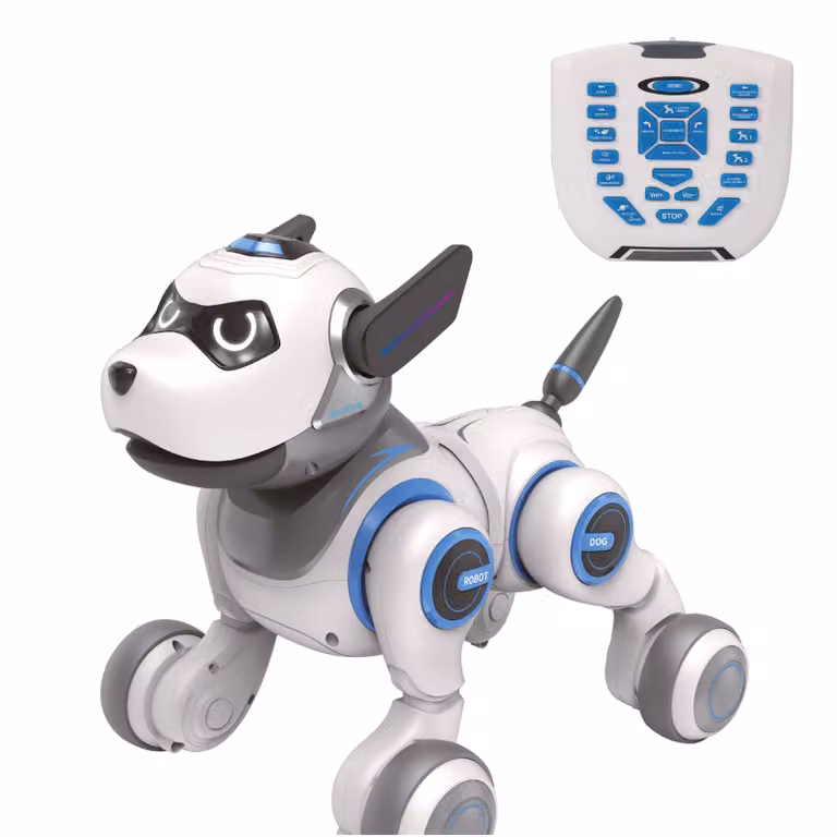 Robot Cane Parlante Interattivo Thiago TU GIOCHI Bianco con Batteria Ricaricabile