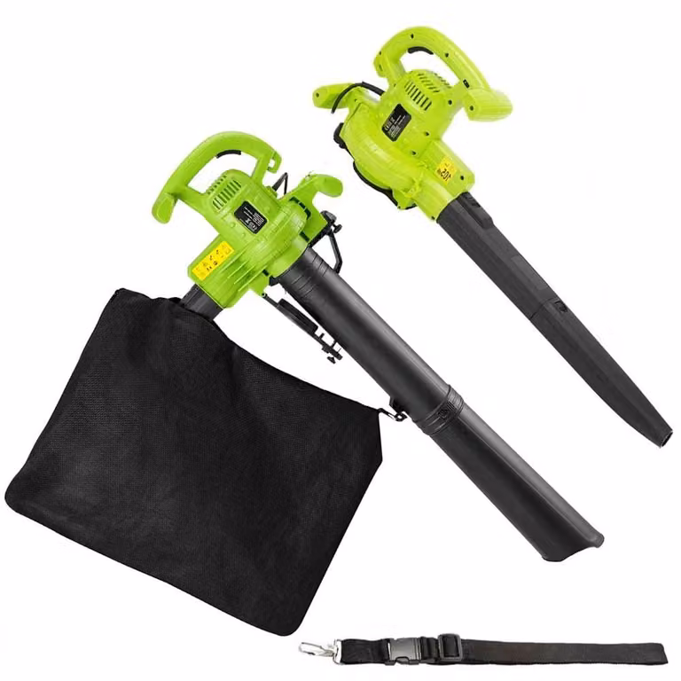 Aspirafoglie elettrico 3-in-1, 3000 W, con contenitore di raccolta da 40 litri, con cavo