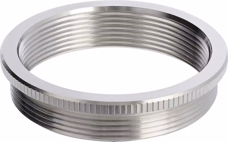 WISKA Riduttore PG/PG da PG48x1,588 a PG42x1,588 MRR-48 tondo ottone (CuZn) nichelato Filettatura di collegamento 10,0 mm - 1