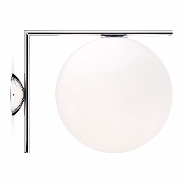 Flos - IC Lights C/W2 - Lampada da parete o soffitto - Cromo
